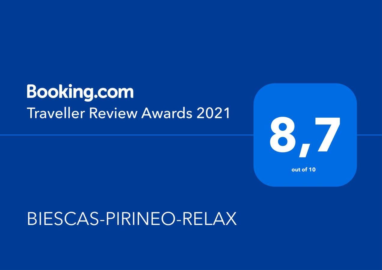 Biescas-Pirineo-Relax Leilighet Eksteriør bilde